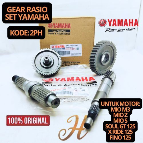Jual GEAR RASIO SET KOMPLIT YAMAHA 2PH GARANSI MIO M3,MIO Z,MIO S,SOUL ...