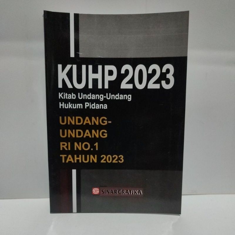 Jual KUHP 2023 Kitab Undang - Undang Hukum Pidana | Shopee Indonesia