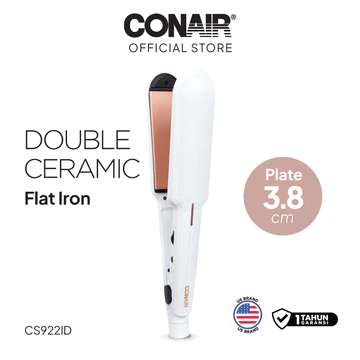 Conair Catokan Pelurus Rambut Double Ceramic 3 8cm