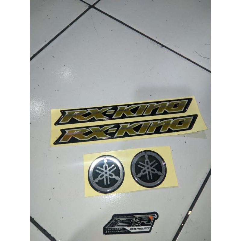 Jual emblem RX king peredam lokal kualitas | Shopee Indonesia