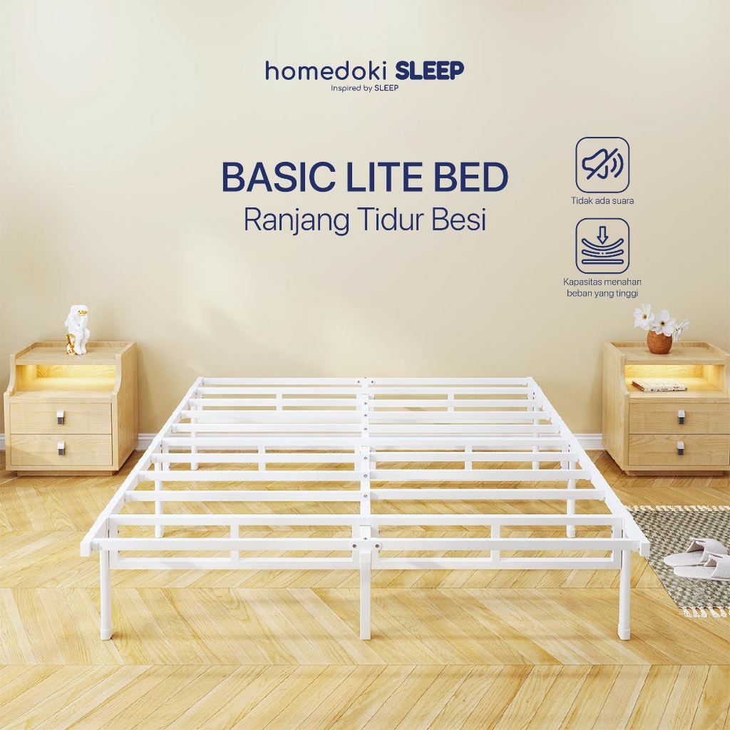 Jual Homedoki BASICLITEBED WHITE Series / Tempat Tidur Lipat/Yelena ...