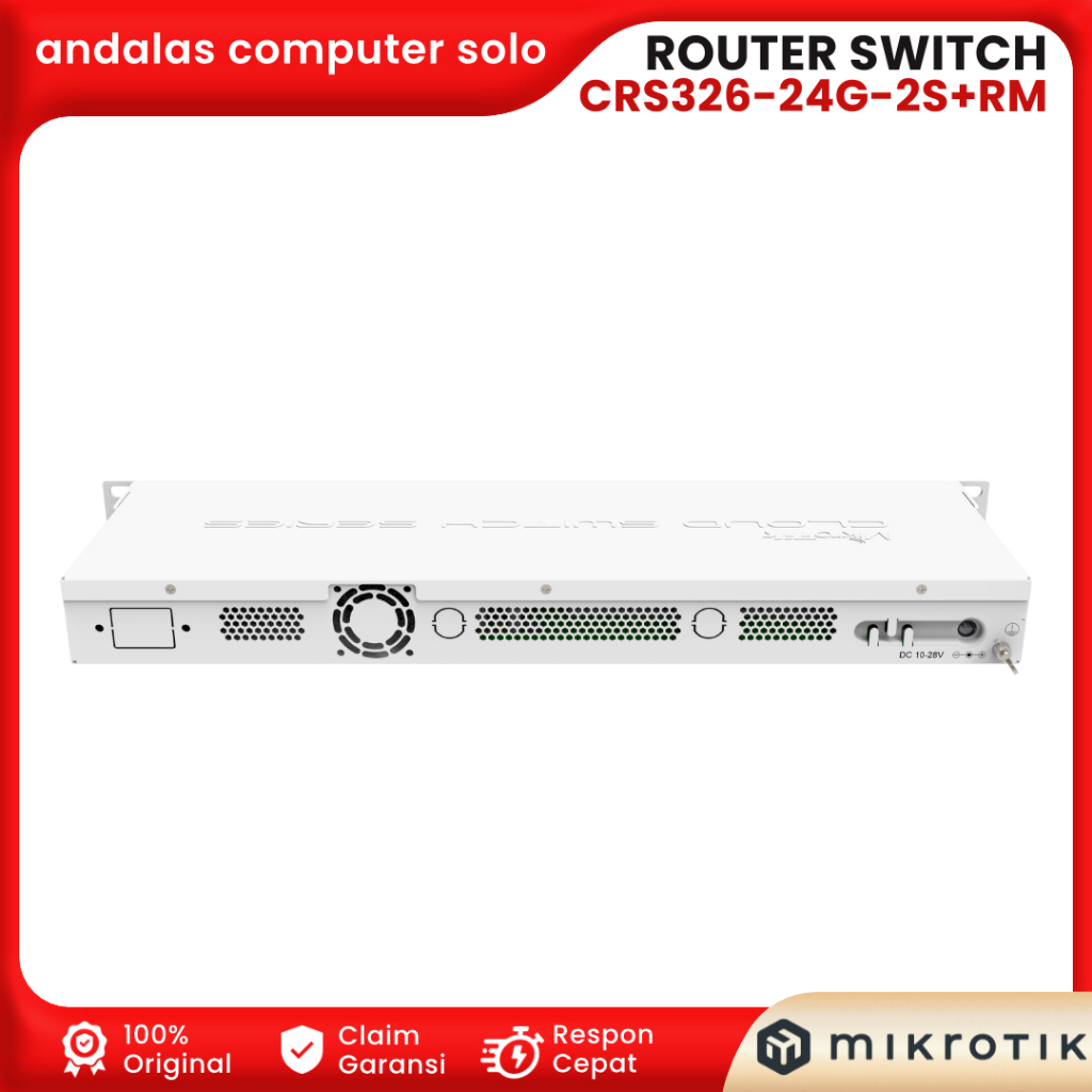 Jual ROUTERBOARD CLOUD CORE SWITCH HUB 24p GIGABIT MIKROTIK CRS326-24G ...