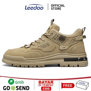 Leedoo Sepatu Casual Pria Olahraga Sneakers Sporty Kuliah Kekinian Sepatu Outdoor Kerja Shoes MC464