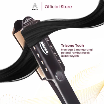 Catokan AIUEO 8099 3 In1 Catok Curly And Hair Straightener Alat Catok Meluruskan Dan Keriting