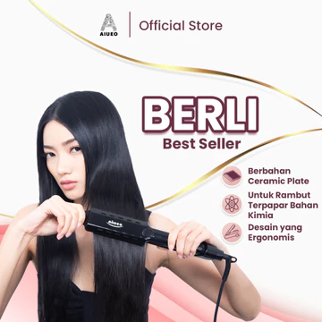 Catokan AIUEO 8099 3 In1 Catok Curly And Hair Straightener Alat Catok Meluruskan Dan Keriting