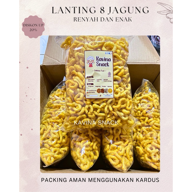 Jual Lanting jagung 1kg free kardus | Shopee Indonesia