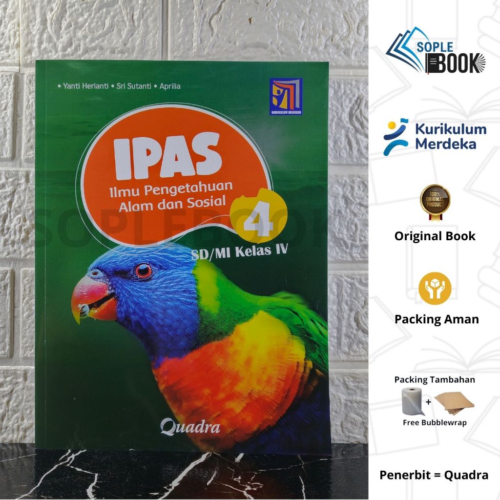 Jual Buku Ilmu Pengetahuan Alam dan Sosial (IPAS) Untuk SD/MI Kelas 4 ...