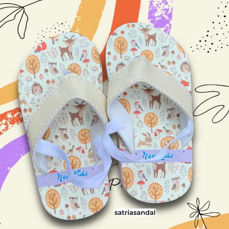 Jual sepatu sandal anak usia 1 2 tahun terbaru Motif Rusa | Shopee ...