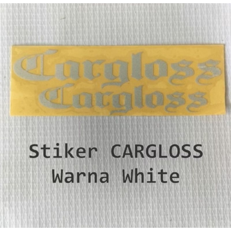 Jual STICKER HELM CARGLOSS ISI 2 PIS | Shopee Indonesia