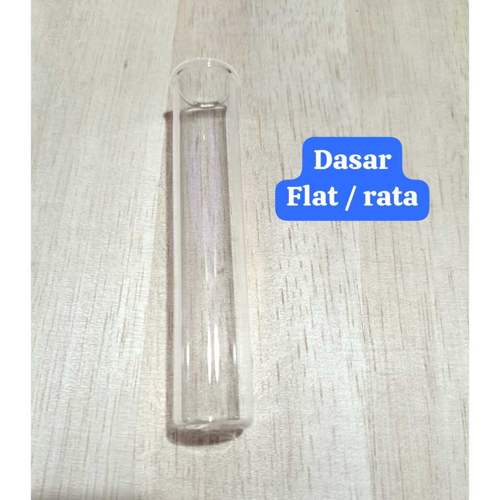 Jual Tabung reaksi bahan pyrex ukuran diameter 18mm panjang 100mm dasar ...