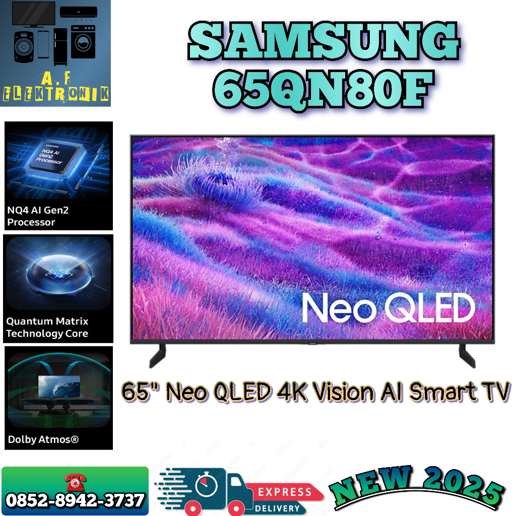 Jual SAMSUNG 65QN80F NEO QLED 4K VISION AI SMART TV 65 INCH ...