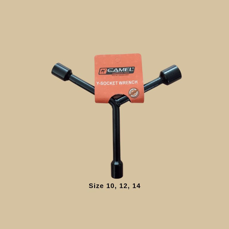 Jual Kunci Socket Y Pendek CAMEL/Kunci Sok Hitam | Shopee Indonesia