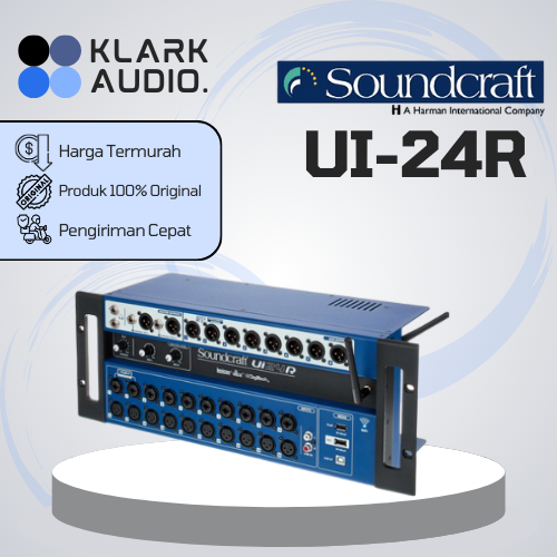 Jual SOUNDCRAFT UI24R / UI 24R / UI-24R MIXER DIGITAL ORIGINAL | Shopee ...