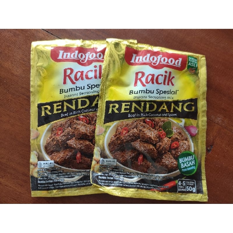 Jual Indofood racik bumbu rendang 50g | Shopee Indonesia