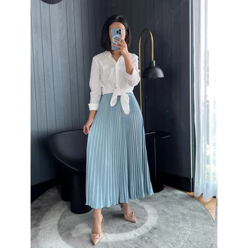 Rok Plisket Hyget Premium Mayung Dan Tebal