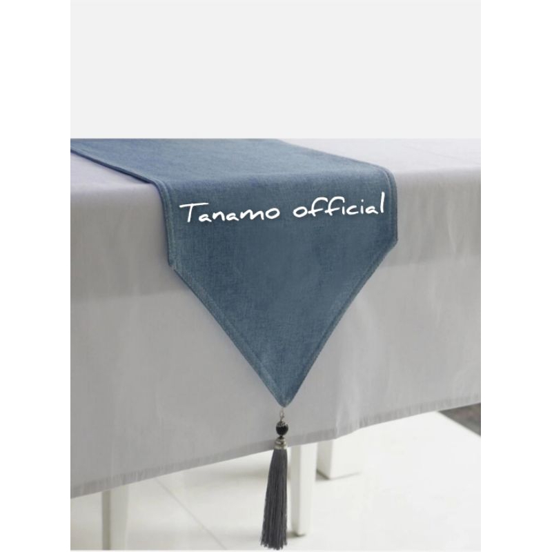 Jual TANAMO OFFICIAL - Taplak meja atau table runner bahan suede ...