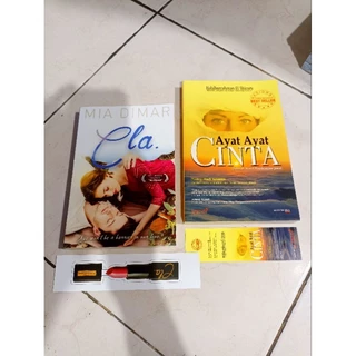 OBRAL BUKU MURAH ORIGINAL / NOVEL REMAJA / 1 PAKET 2 BUKU / AYAT-AYAT CINTA / ELA / ROMANCE / DEWASA / FIKSI /