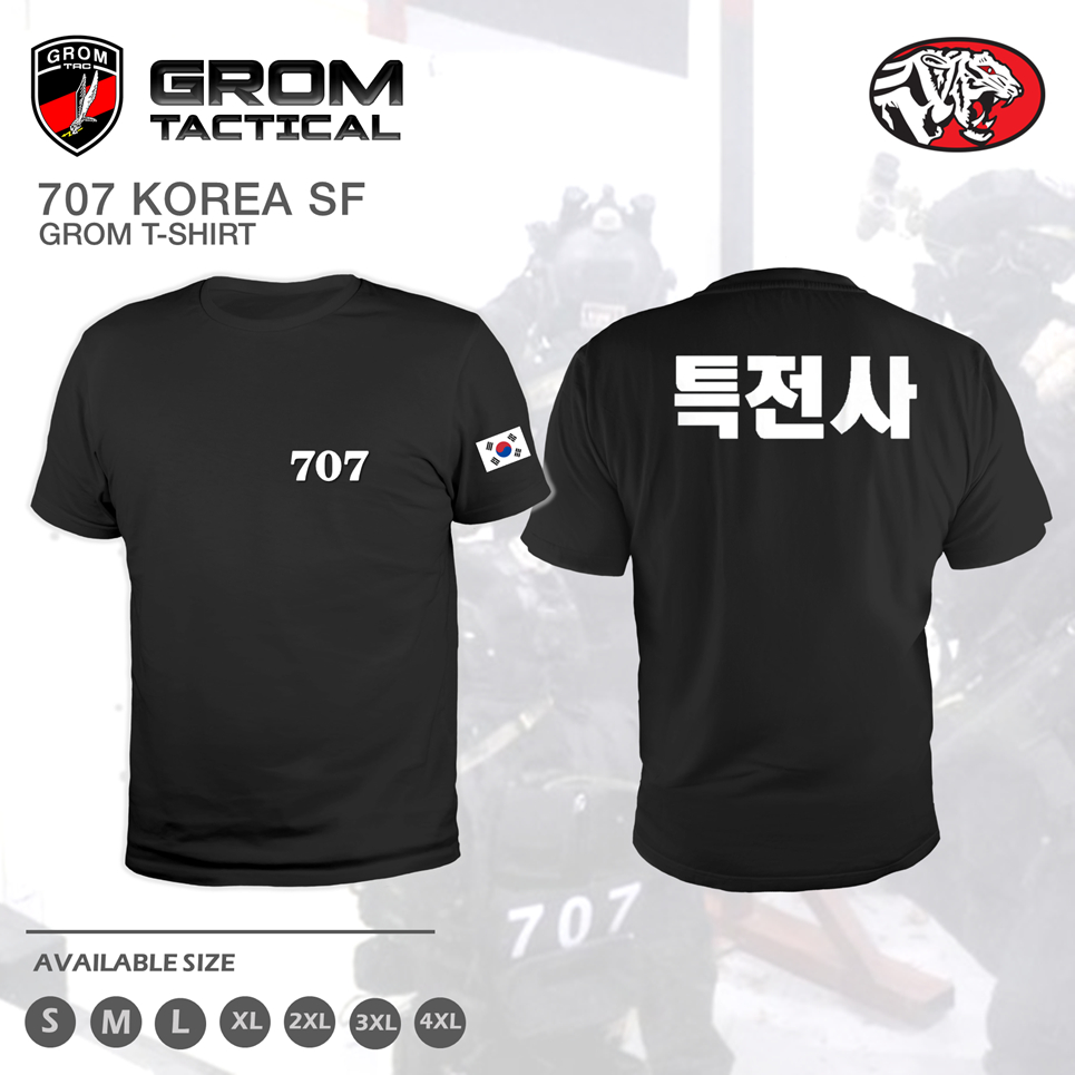 Jual KAOS TACTICAL 707 KOREA | TSHIRT GROM SPECIAL FORCES | BAJU ARMY ...