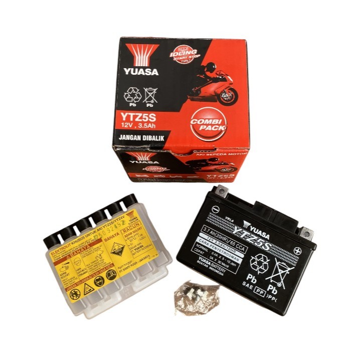 Aki Kering Yuasa YTZ5S Beat Scoopy Spacy Revo Karisma Blade Jupiter Z Fino Vega zr Mio Soul Xeon