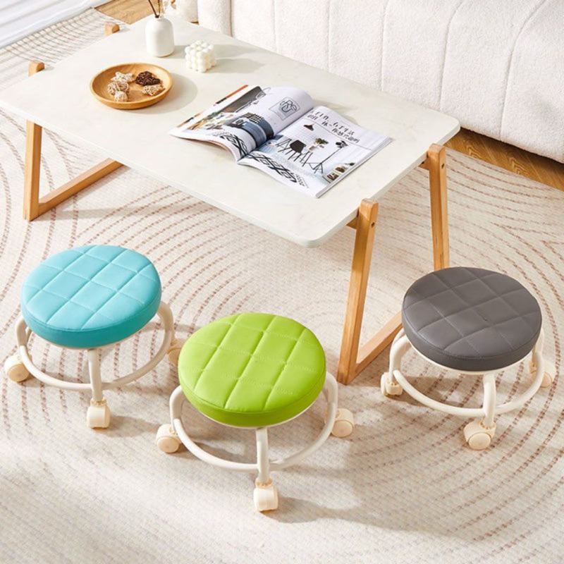 Jual Bangku Roda Bulat Putar 360° Multifungsi°/ Kursi Kecil Santai/Sofa ...