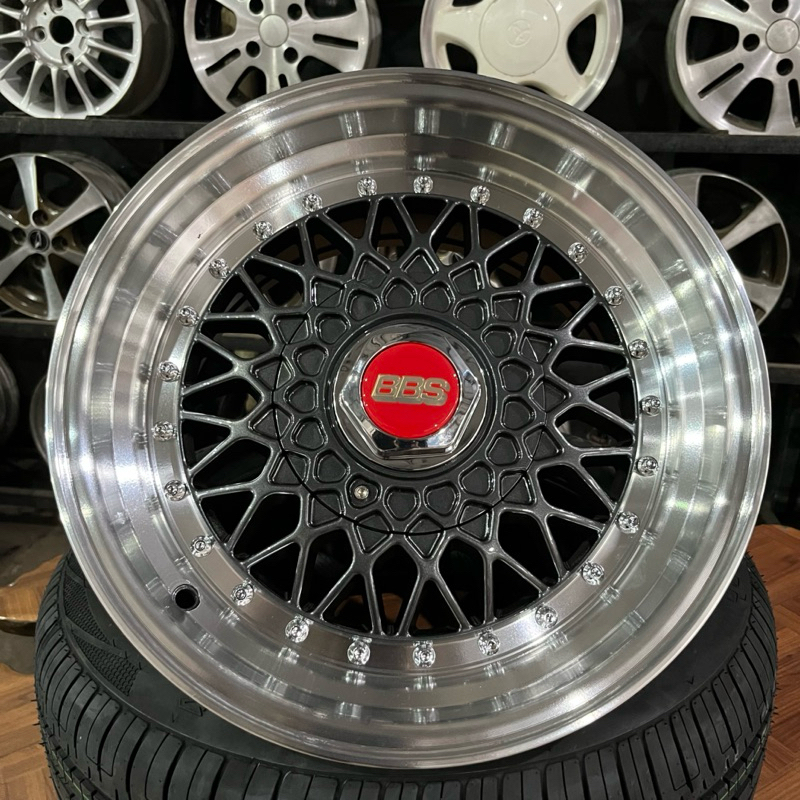 Jual VELG RACING CELONG BBS RS RING 15 LEBAR 7/8 ET 32/25 PCD 4x100/114 ...