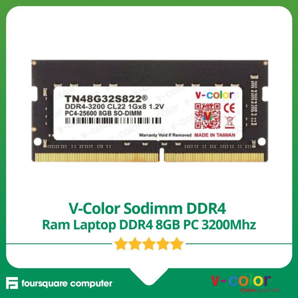 Jual V-Color Sodimm Ram Laptop DDR4 8GB PC 3200Mhz | Shopee Indonesia