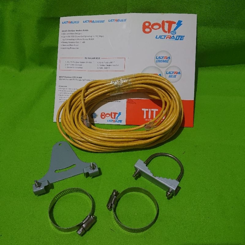 Jual KABEL ORIGINAL ROUTER WIFI BOLT TITAN 15 METER BREKET 4PCS ...
