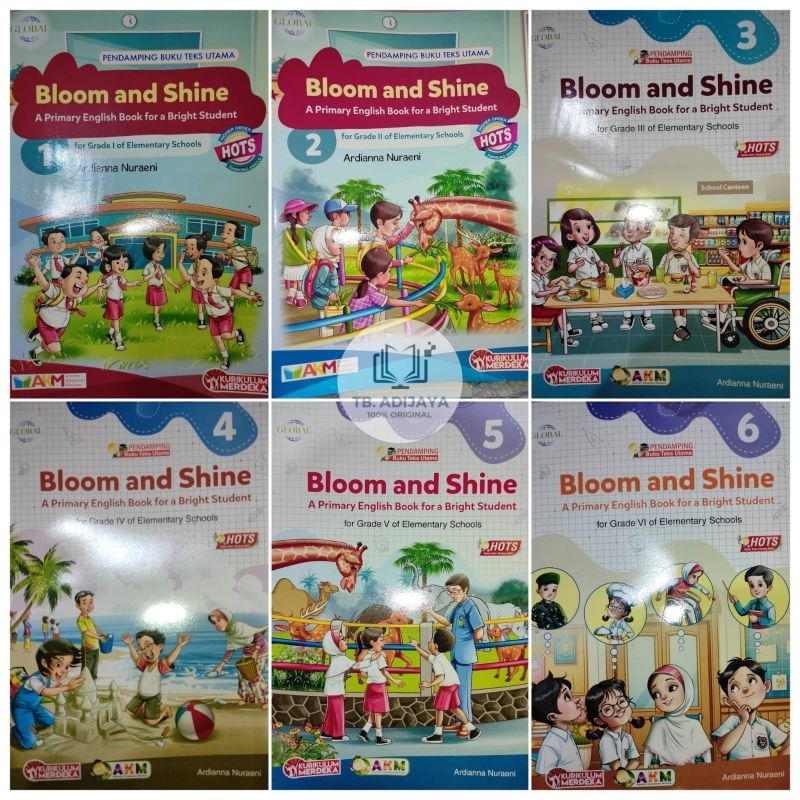 Jual Bahasa Inggris SD Kelas 1 2 3 4 5 6 Kurikulum Merdeka Global Tiga ...