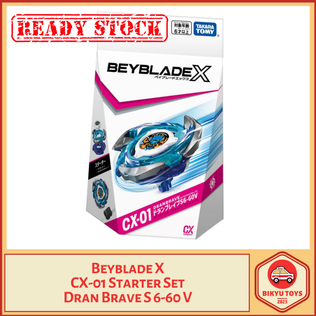 Jual Beyblade X CX-01 Dran Brave DranBrave Slash Ratchet 6-60 Bit V ...