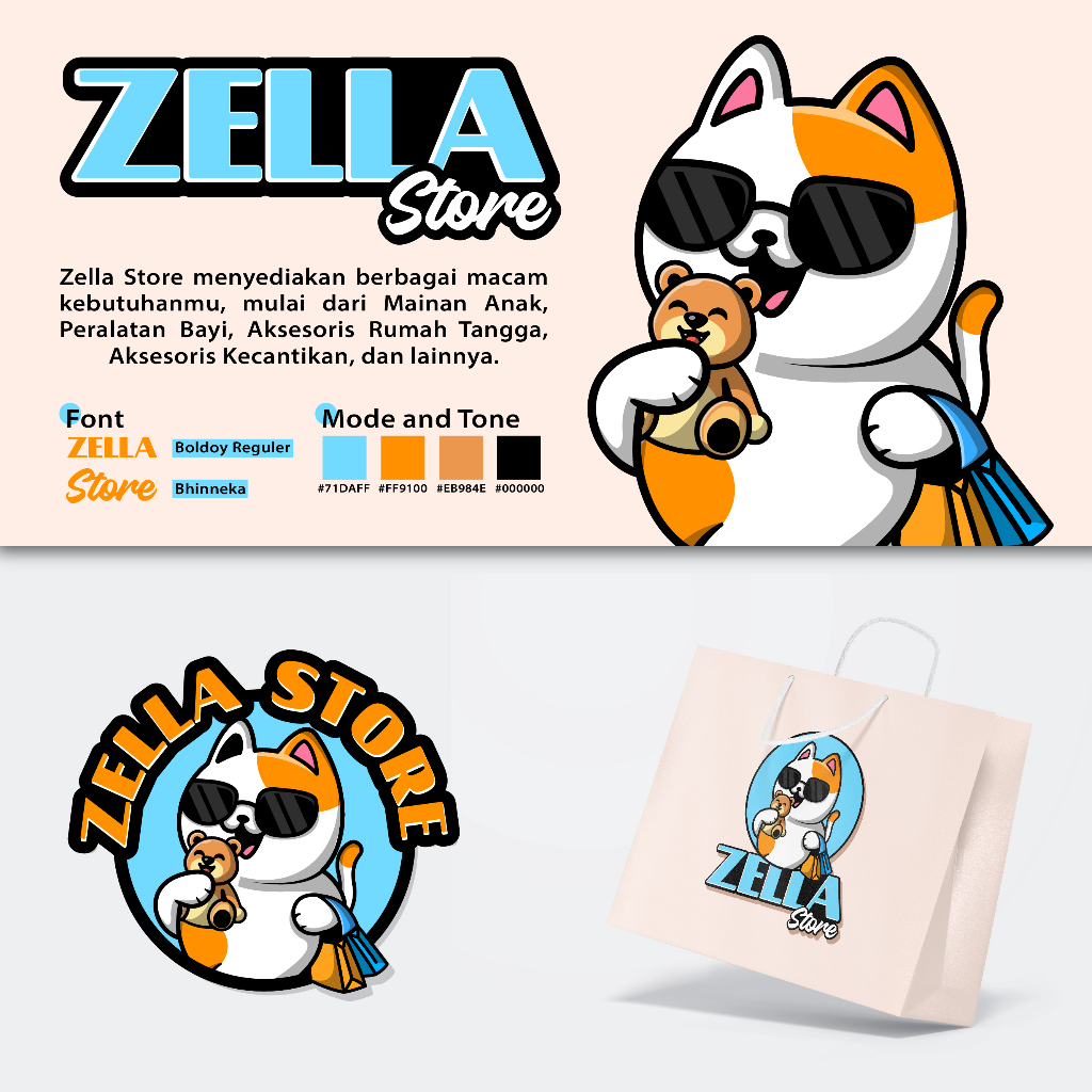 Jual JASA DESAIN LOGO MASKOT 100% ORIGINAL - ILLUSTRASI - KARTUN ...