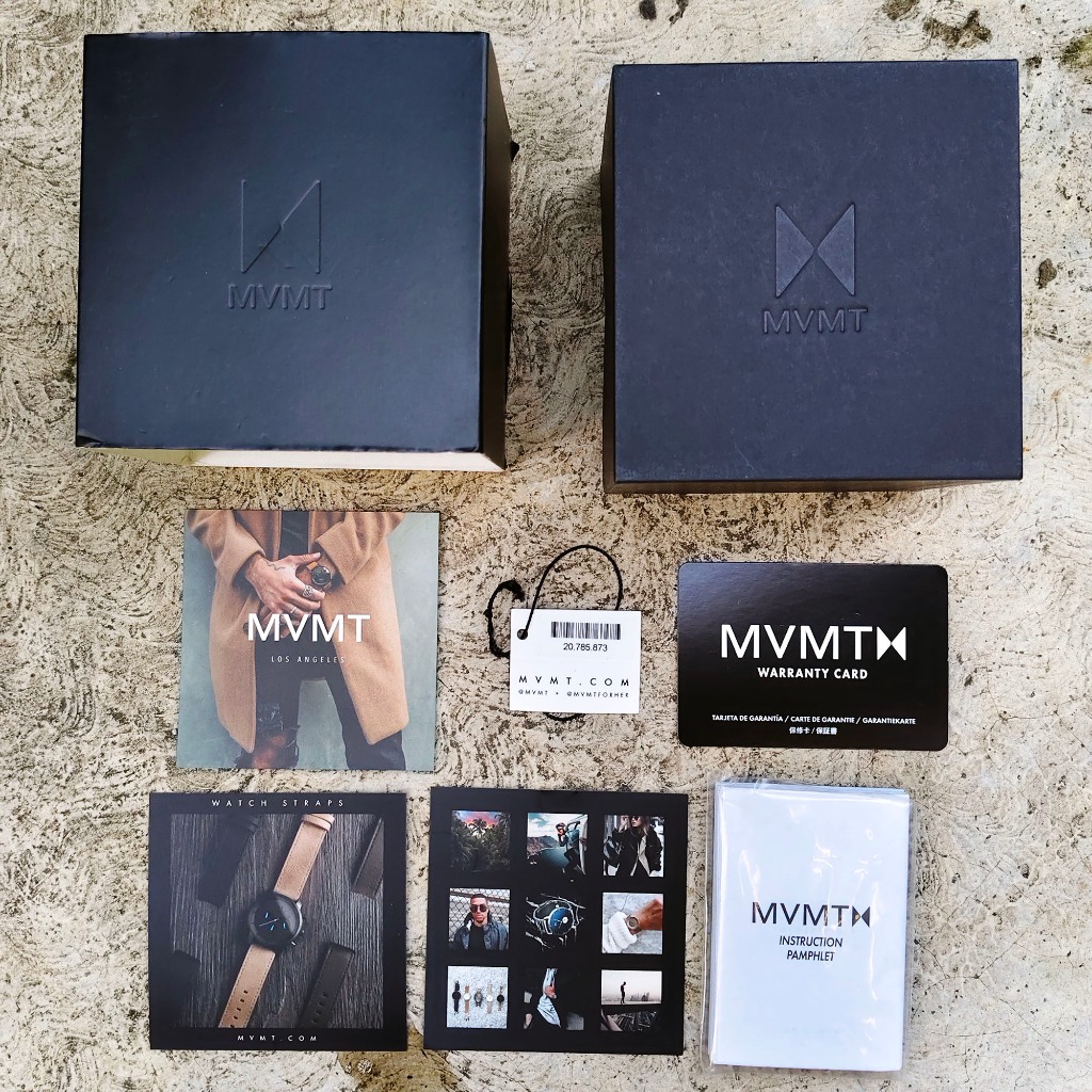 Jual Preloved Kotak Jam MVMT Old Generation Original Watch Box Fullset ...