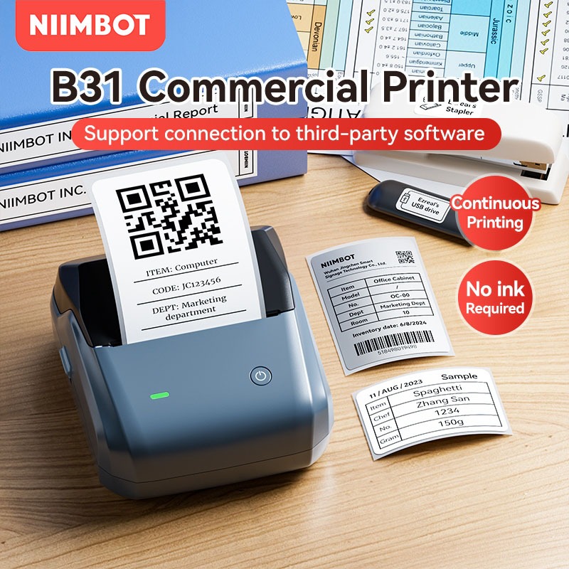 Jual NIIMBOT B31 Printer Label Portabel Printer Genggam Lebar Cetak ...