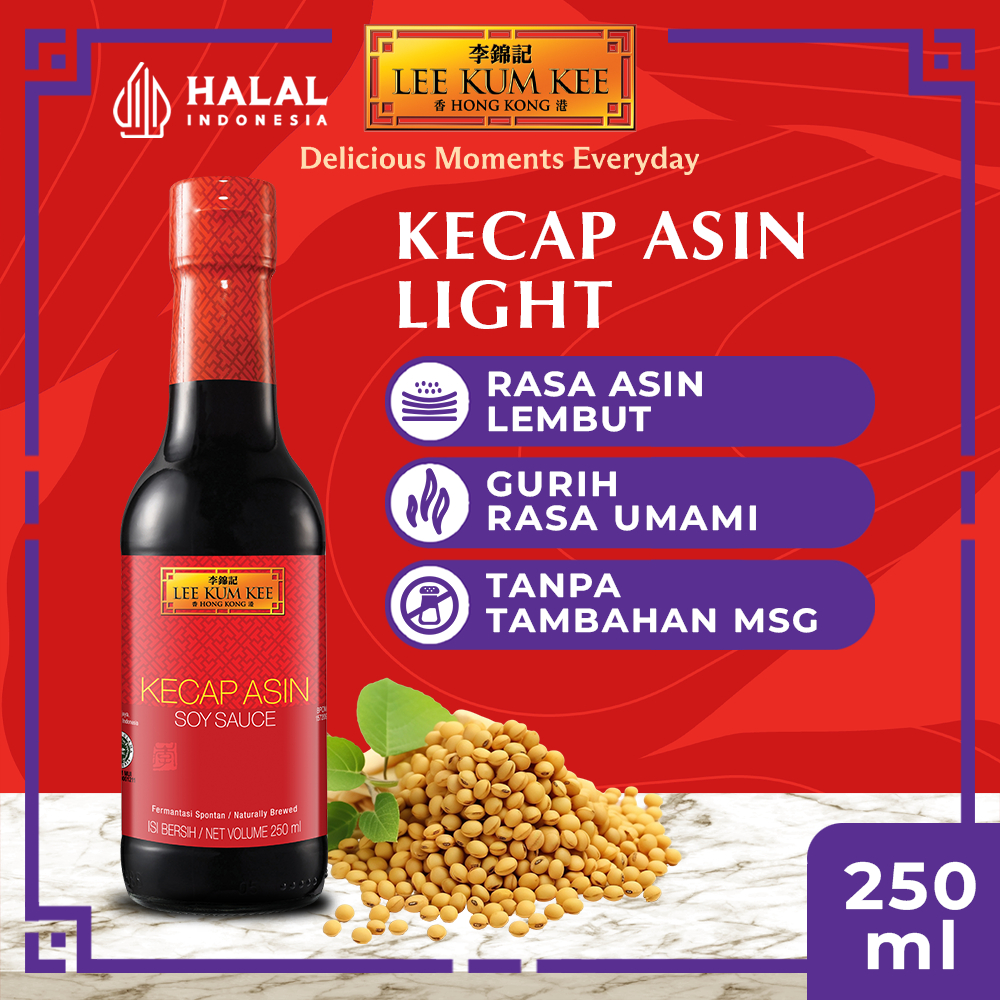 Jual LEE KUM KEE Light Soy Sauce | Kecap Asin 250ml | Shopee Indonesia