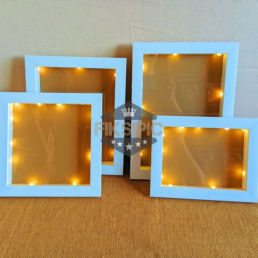 Jual Frame 3D Ukuran 20x20cm 8R - bingkai 3d lampu led 20x20 | FIKSIPIC ...