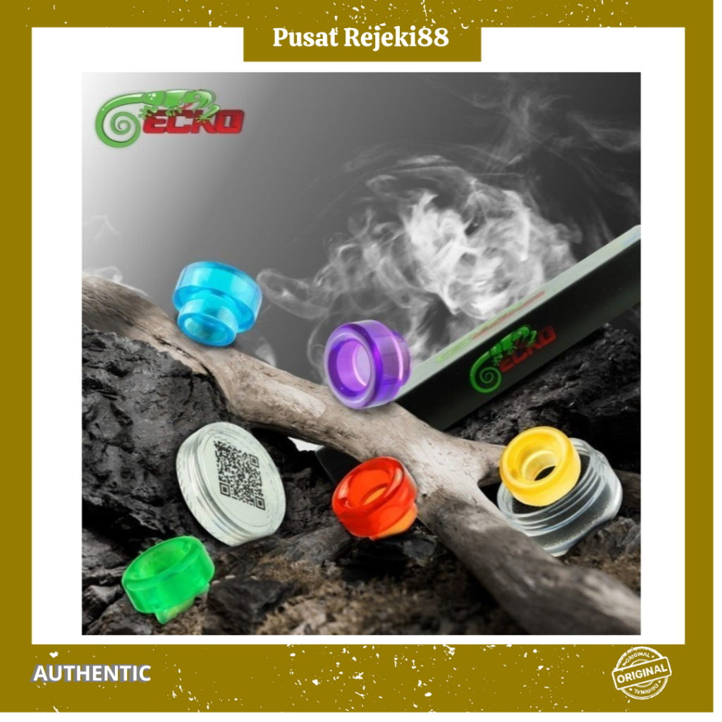 Jual Drip Tip Gecko Clear & Leopard 810 By Gecko Original | Shopee ...