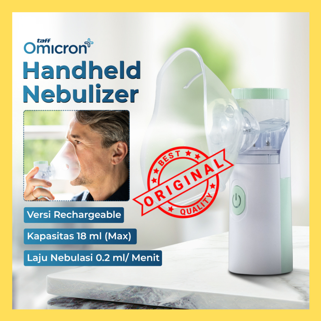 Jual TaffOmicron Nebulizer Portable Rechargeable – Alat Uap Inhaler ...