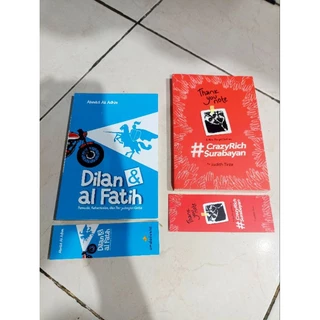 OBRAL BUKU MURAH ORIGINAL / NOVEL REMAJA / 1 PAKET 2 BUKU / DILAN & AL FATIH / THANK YOU NOTE / ROMANCE / DEWASA / FIKSI /