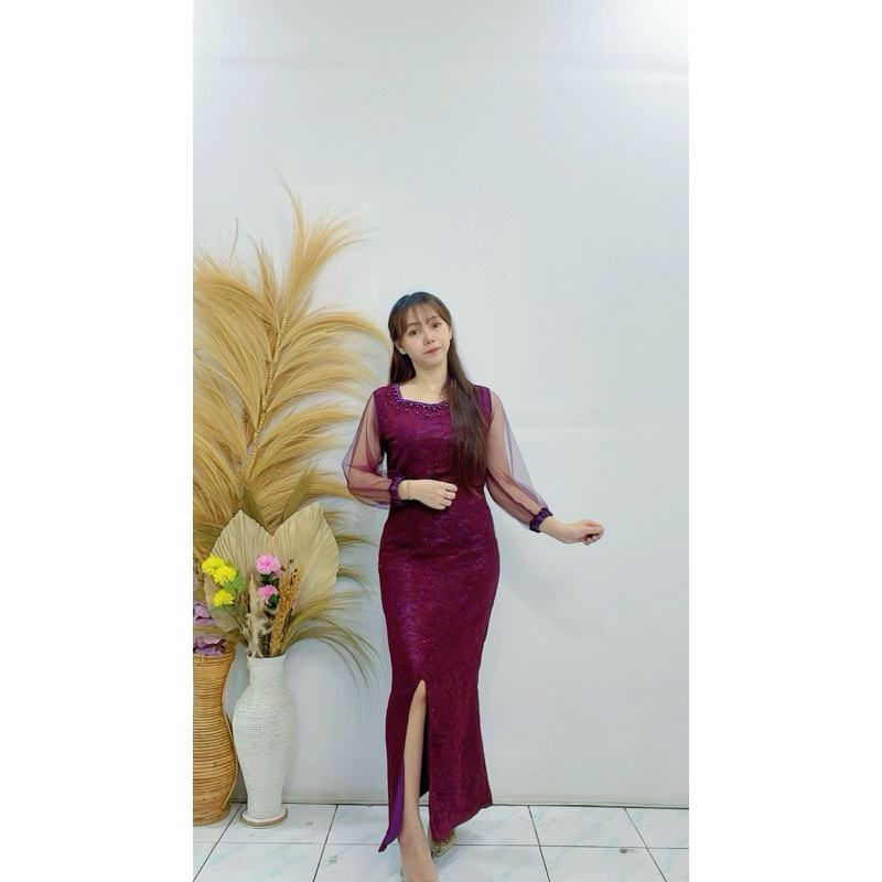 Jual Gaun Ulang Tahun Perempuan Kekinian Bju Wnta Wanita Dress Terbaru Bj  Dris Dres Bridesmaid Ke Greja Prempuan Wsnita Dress Aurora (Premium) Dreas  Selutut Formal Natalan Kondangan Drwss Dtess Baju Casual Mini