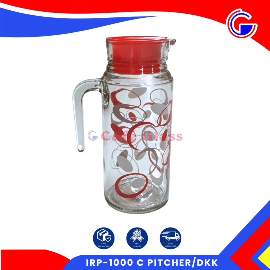 Jual PITCHER KACA | TEKO KACA 1L | INFUSION WATER JUG | TEKO KACA ...