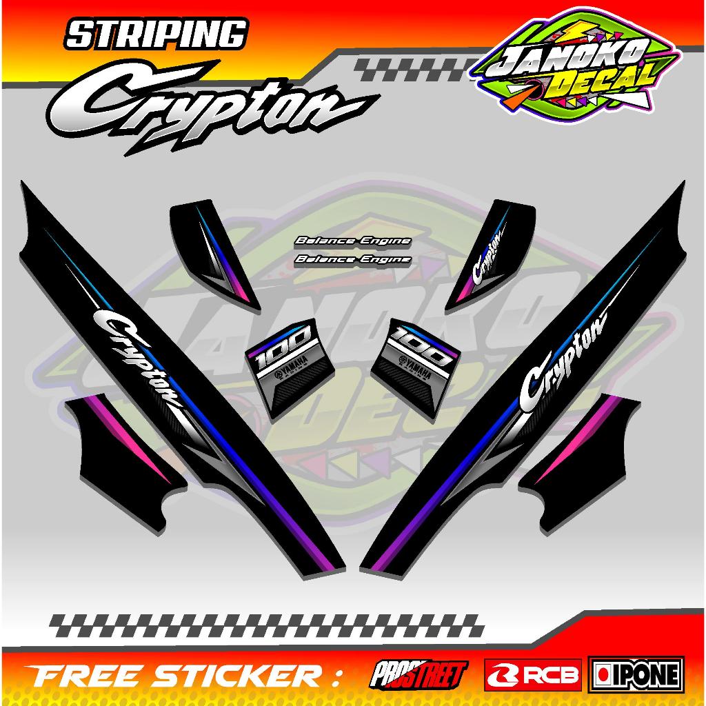 Jual STRIPING VARIASI YAMAHA CRYPTON / STICKER LIST VARIASI MOTOR ...