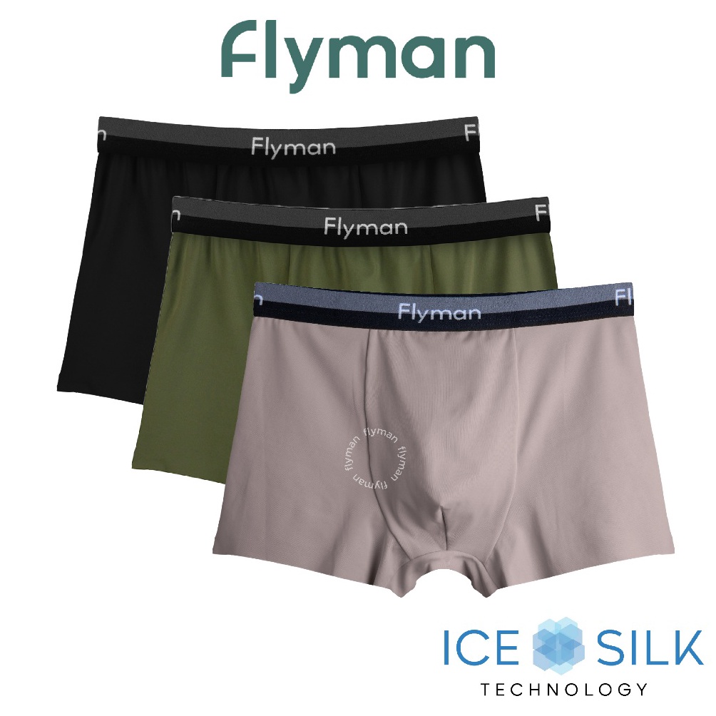 Jual Flyman Ice Silk Boxer 1 pcs FM 3425 KODE B8L1 | Shopee Indonesia