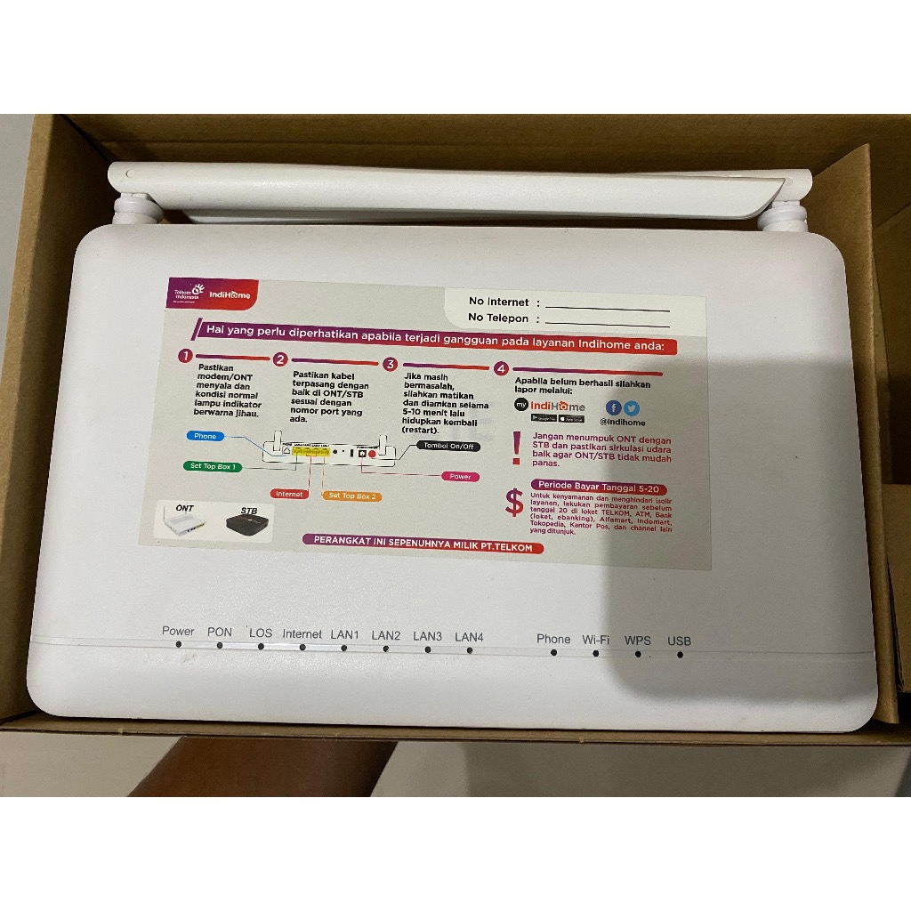 Jual Modem Terminal ZTE Ex Indihom | Shopee Indonesia