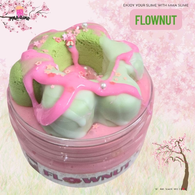 Jual SLIME FLOWNUT SLIME FLOWER DONUT SLIME MURAH BY MMA SLIME | Shopee ...