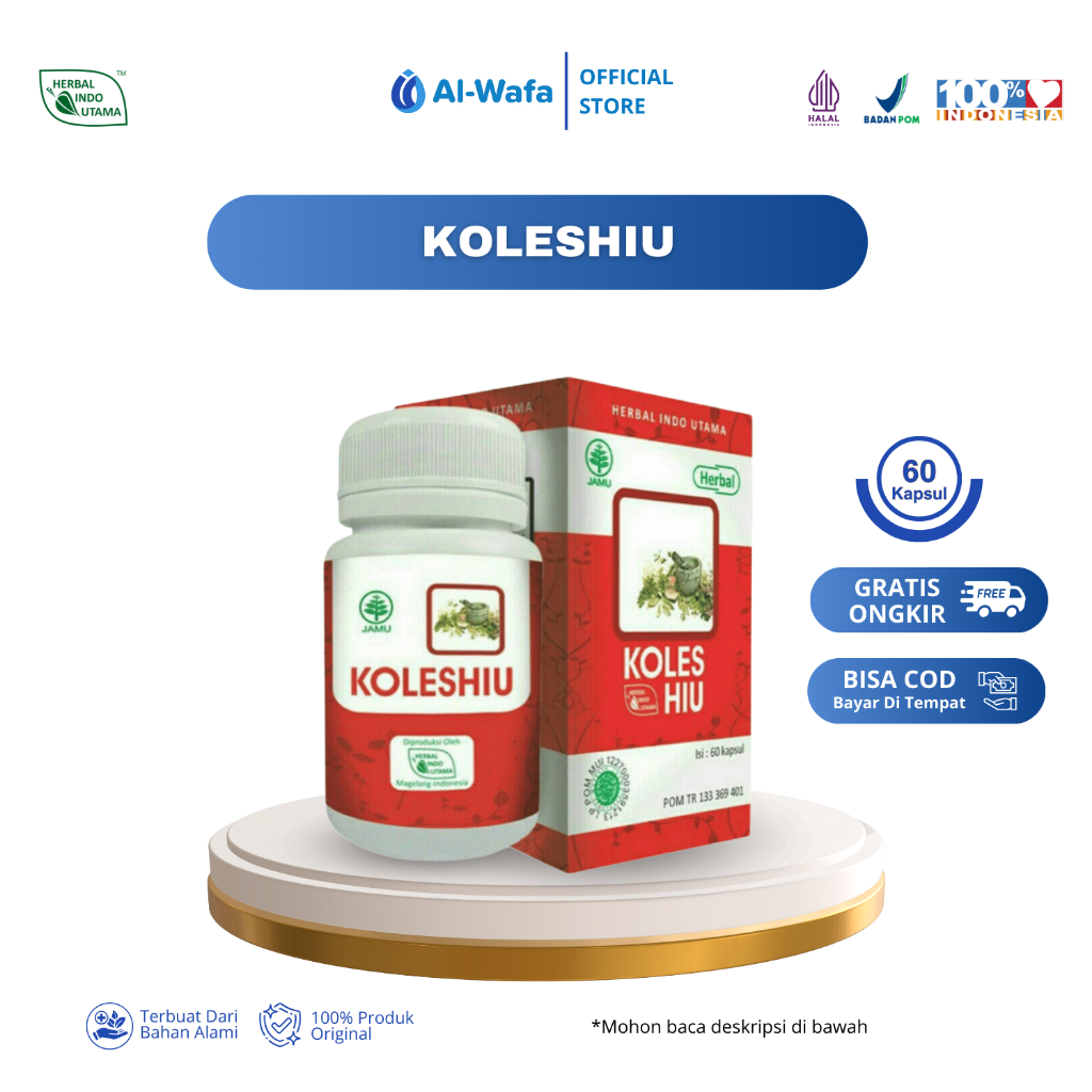 HIU KOLES / KOLESHIU - Herbal Pembakar Kolesterol Tinggi