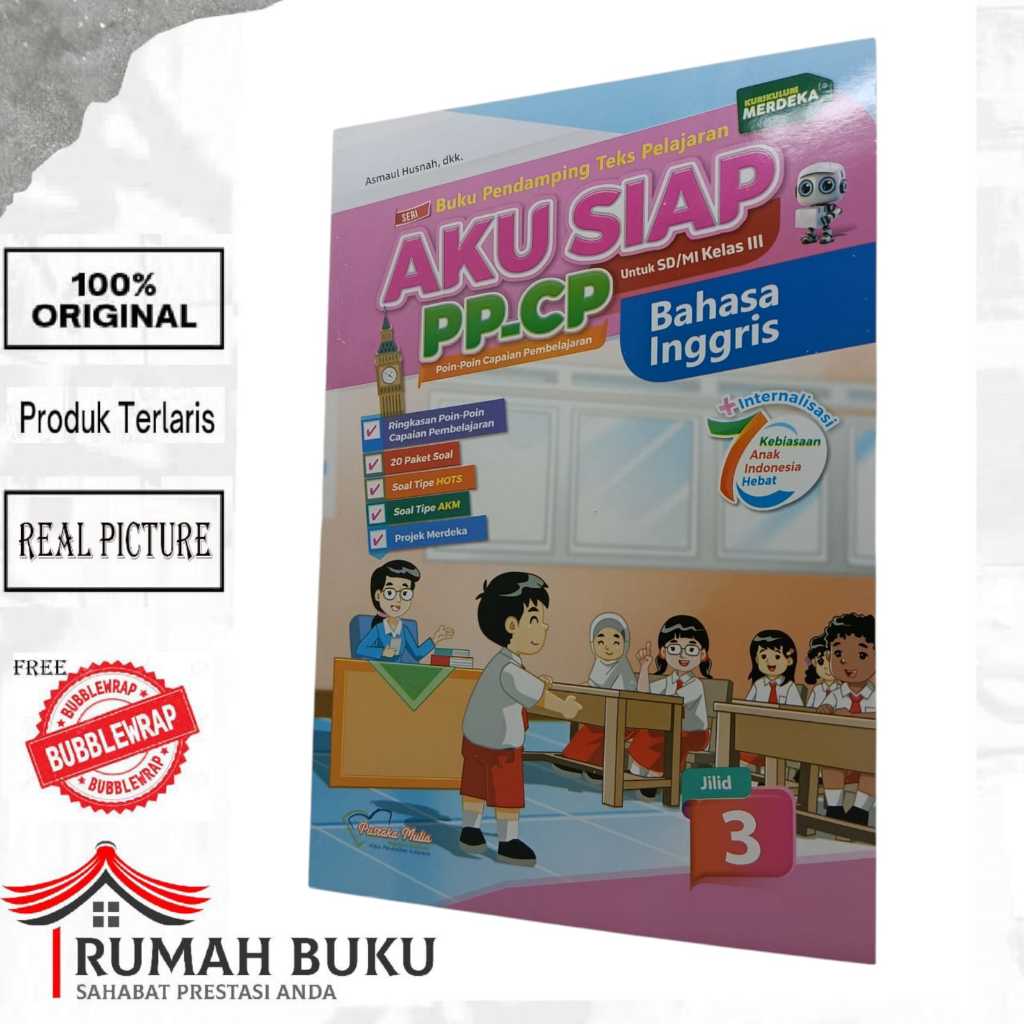 Jual BUKU AKU SIAP BAHASA INGGRIS KELAS 3 PUSTAKA MULIA | Shopee Indonesia