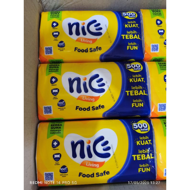 Jual (3 dan 6 pack) Tissue Nice 500 helai 2 ply | Shopee Indonesia