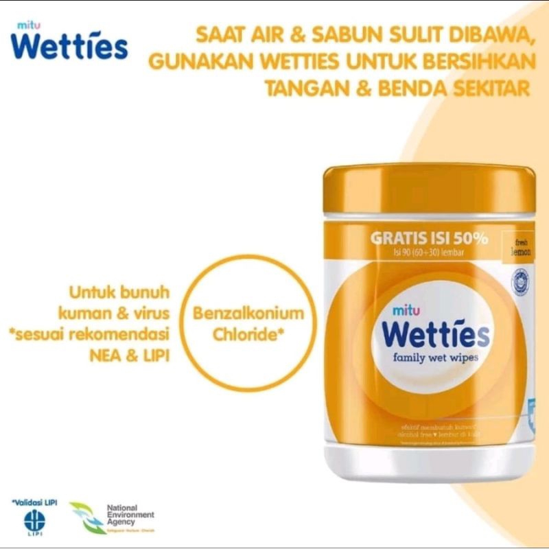 Jual Mitu tisu wetties botol 90's (kemasan botol) | Shopee Indonesia