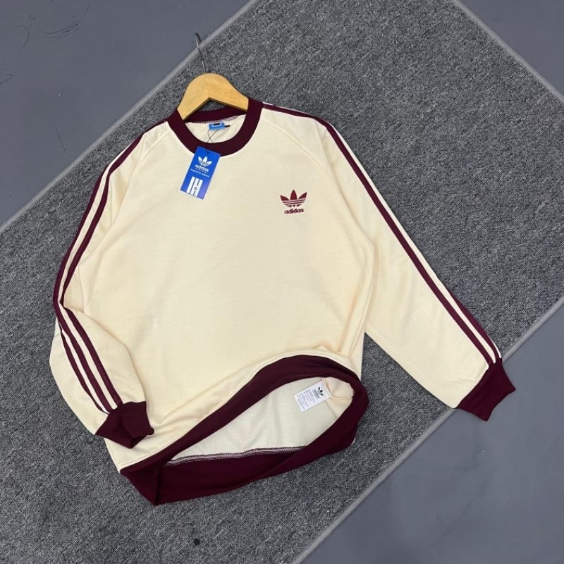 Deals Adidas Adidas 3foil Crew Sweatshirt Jual SweatShirt Crewneck Adidas 3foil Premium Size M L XL Shopee