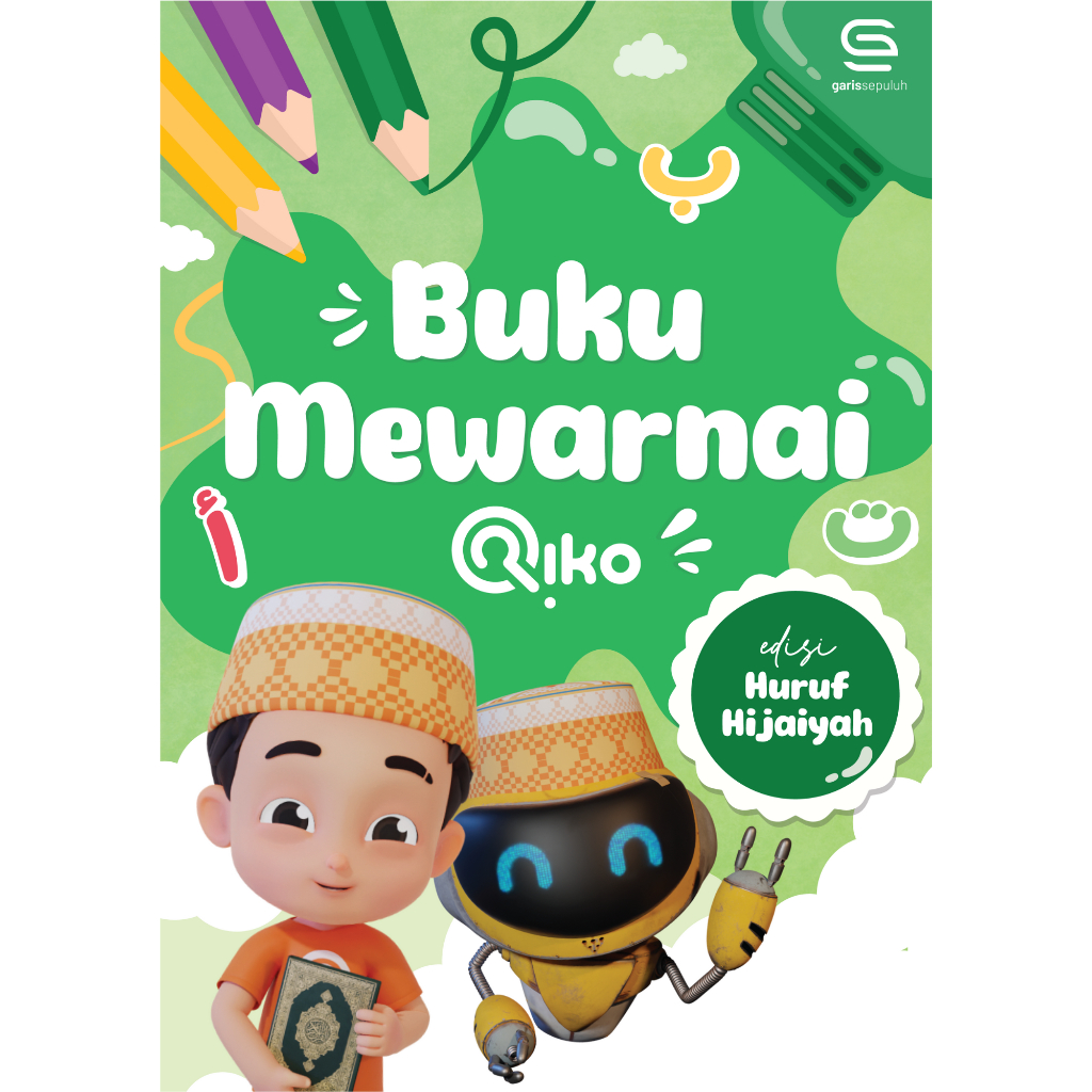 Jual Buku Mewarnai Riko The Series - Edisi Huruf Hijaiyah | Shopee ...