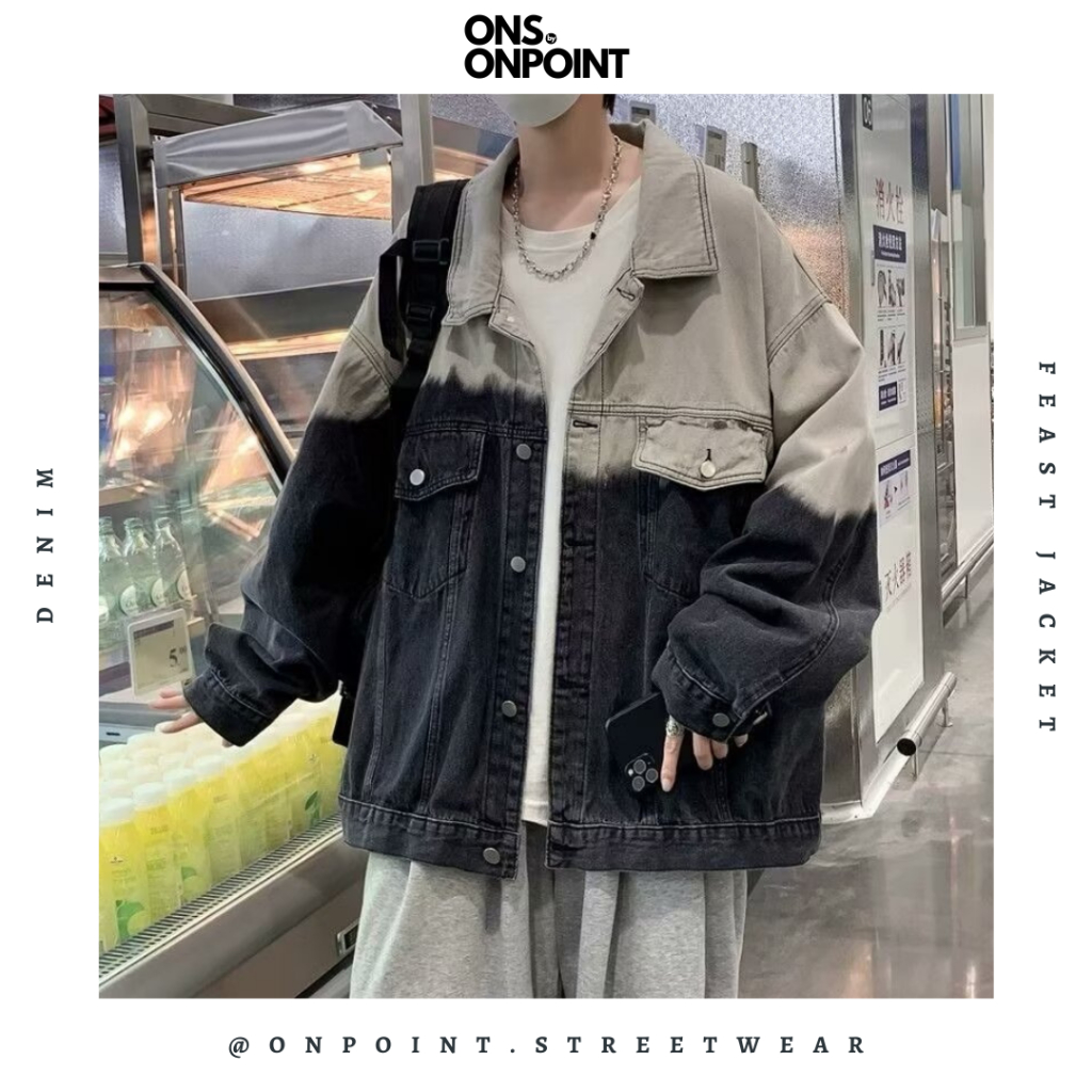 Jual [ONS BY ONPOINT] Feast Jacket - jaket denim pria jaket varsity ...